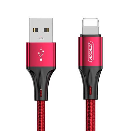 Kabel Lightning USB 3A 1,5m do iPhone czerwony