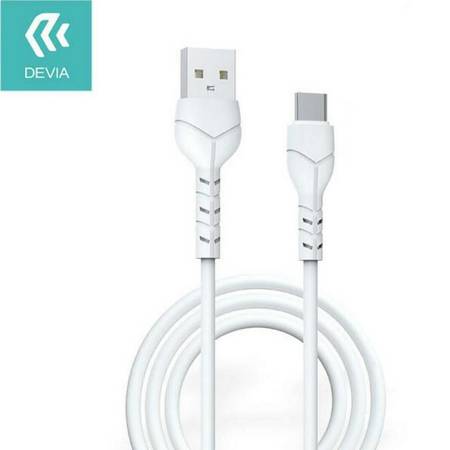 Kabel USB typ-C 2,1A 1m Devia biały